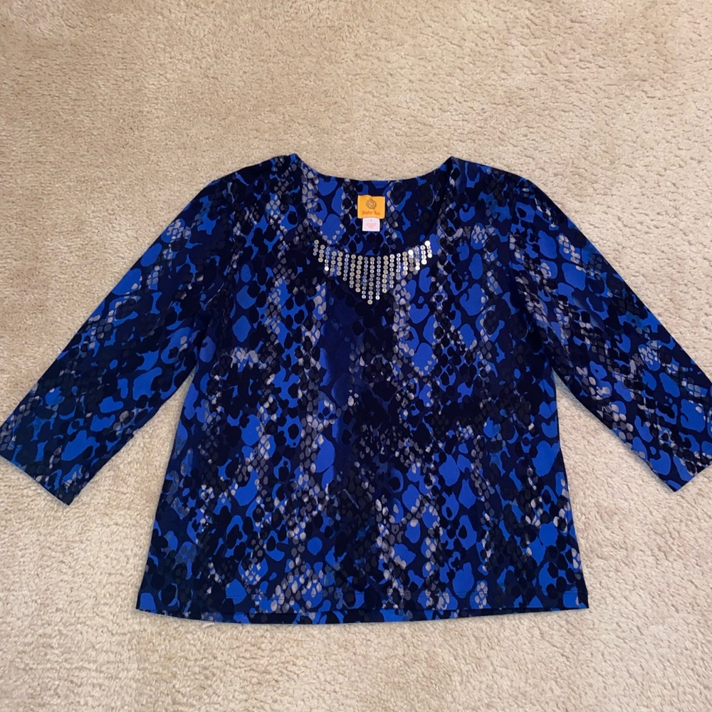 ▪️🔹Ruby Rd Sequin Accent Top🔹▪️ - Picture 9 of 11